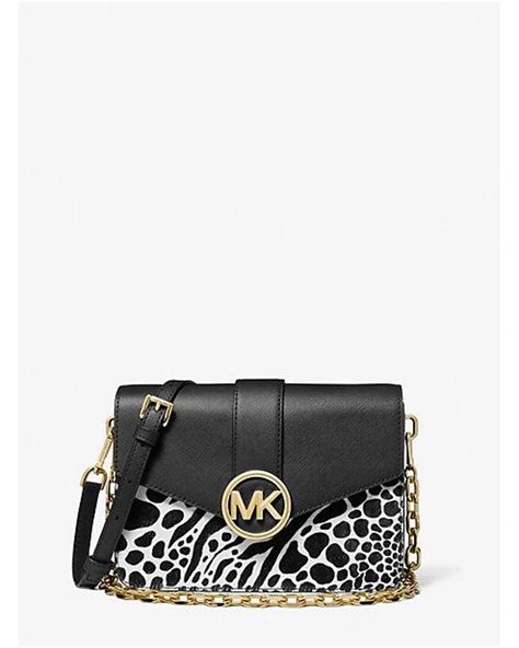 michael kors henkeltasche carmen|Carmen Medium Printed Calf Hair Convertible .